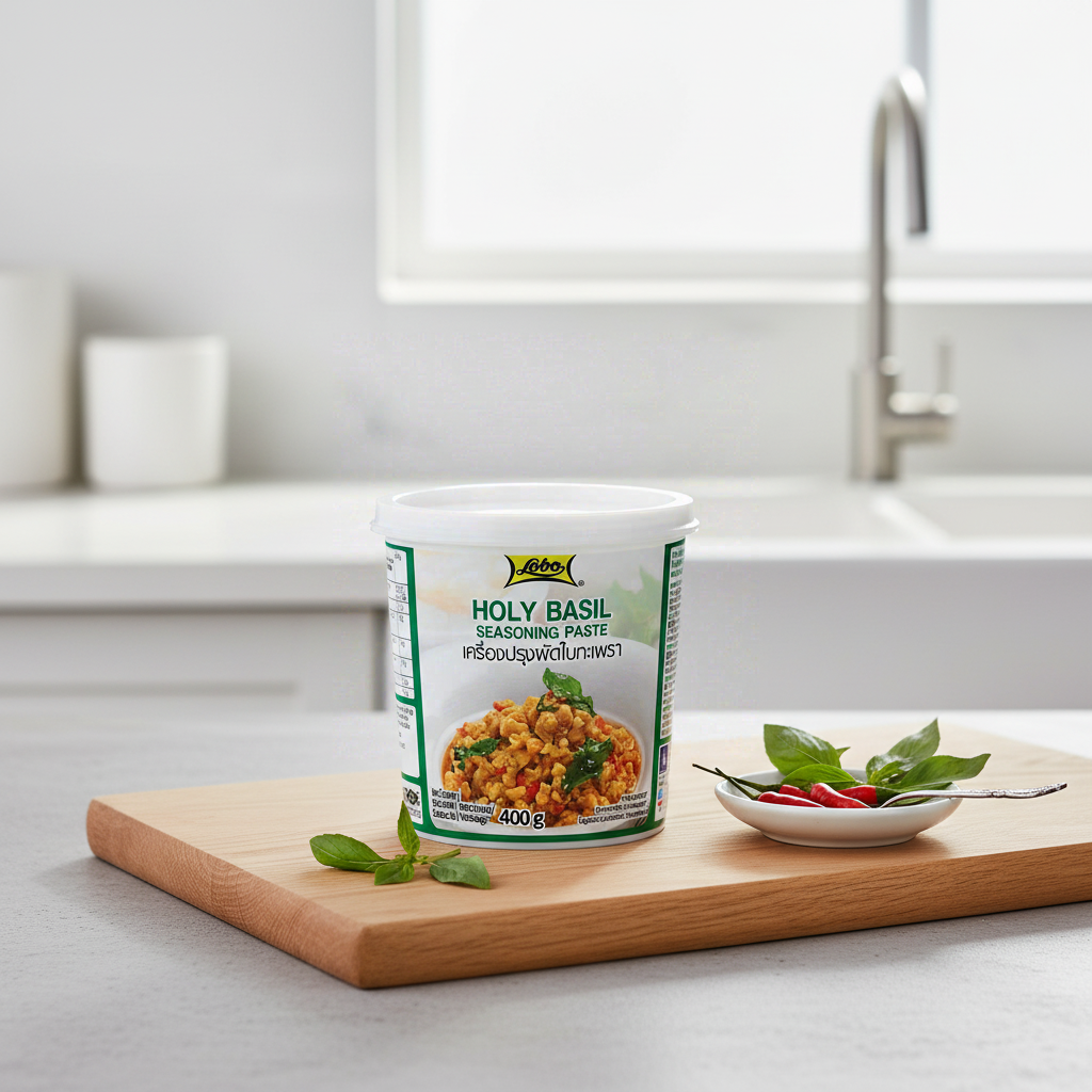 LOBO Pâte D'Assaisonnement Avec Basilic 400G