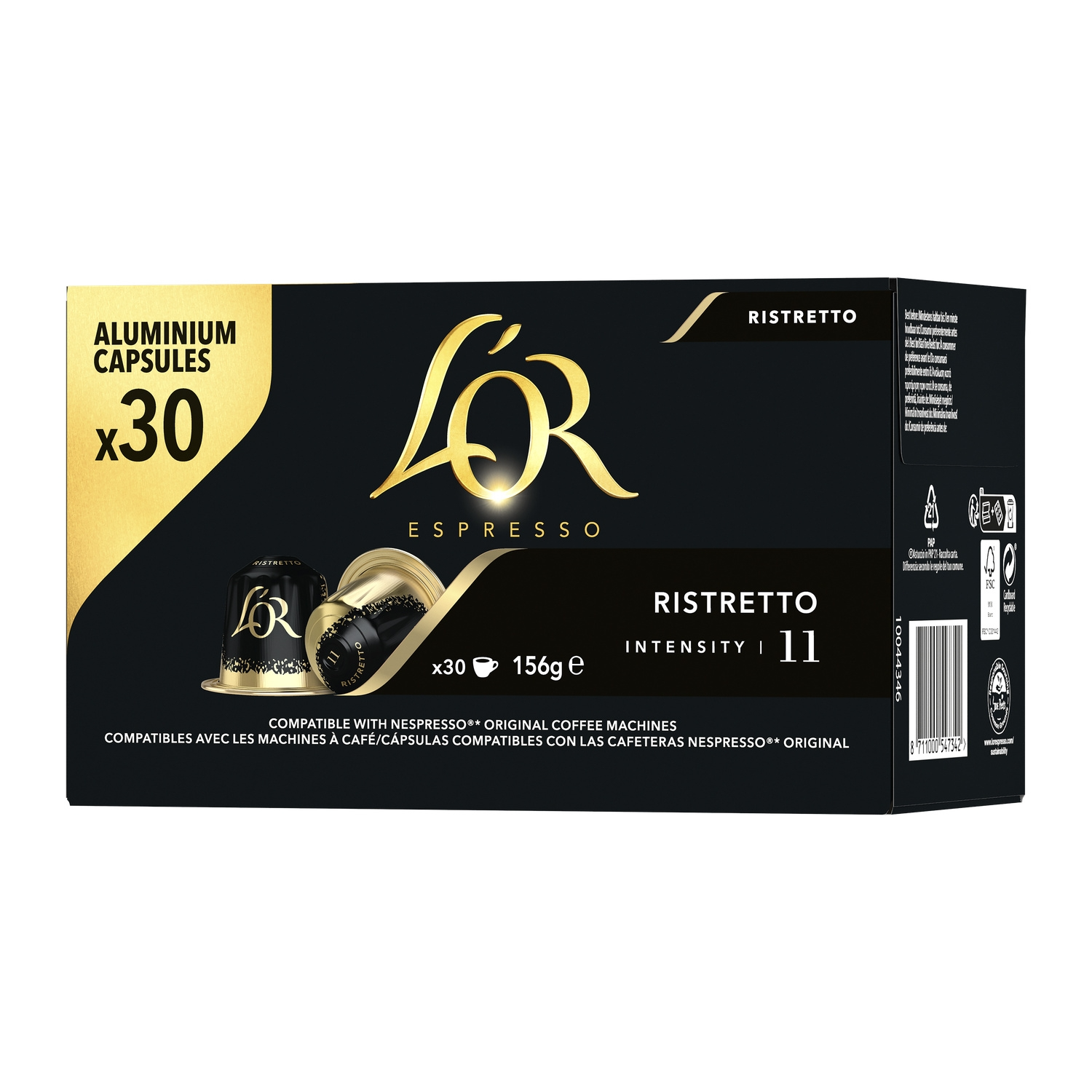 L'OR Espresso Capsules Nespresso Ristretto x30