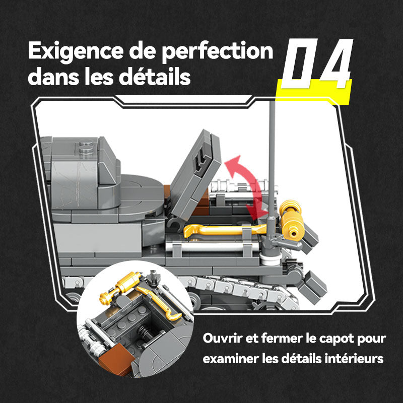 CAYI Réservoir N° 1 461 Pièces Ensemble de Blocs de Construction pour Bricoleurs