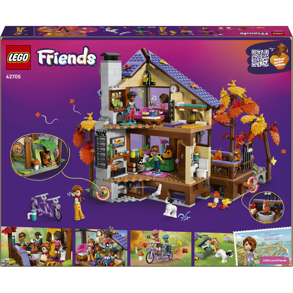 LEGO Friends 42705 La cabane chaleureuse dans la forêt