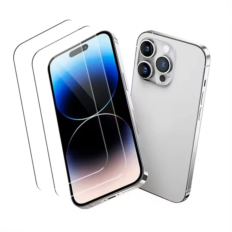 Film Protecteur HD pour iPhone 16 en Verre Trempé Haut Aluminium – Installation Facile sans Poussière et Positionnement Précis