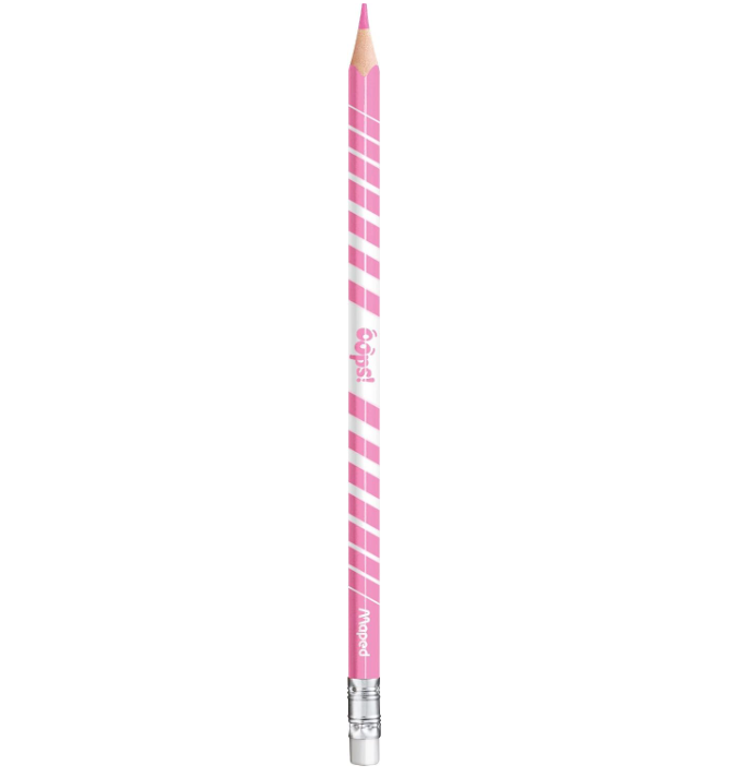 Maped Couleur Oops Color'Peps Crayons de Couleur Effaçables Triangulaires 24 Couleurs
