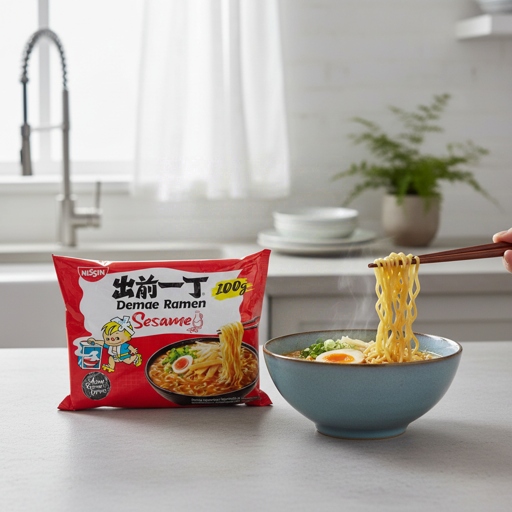 NISSIN - Demae Ramen - nouilles au sésame - 100 g