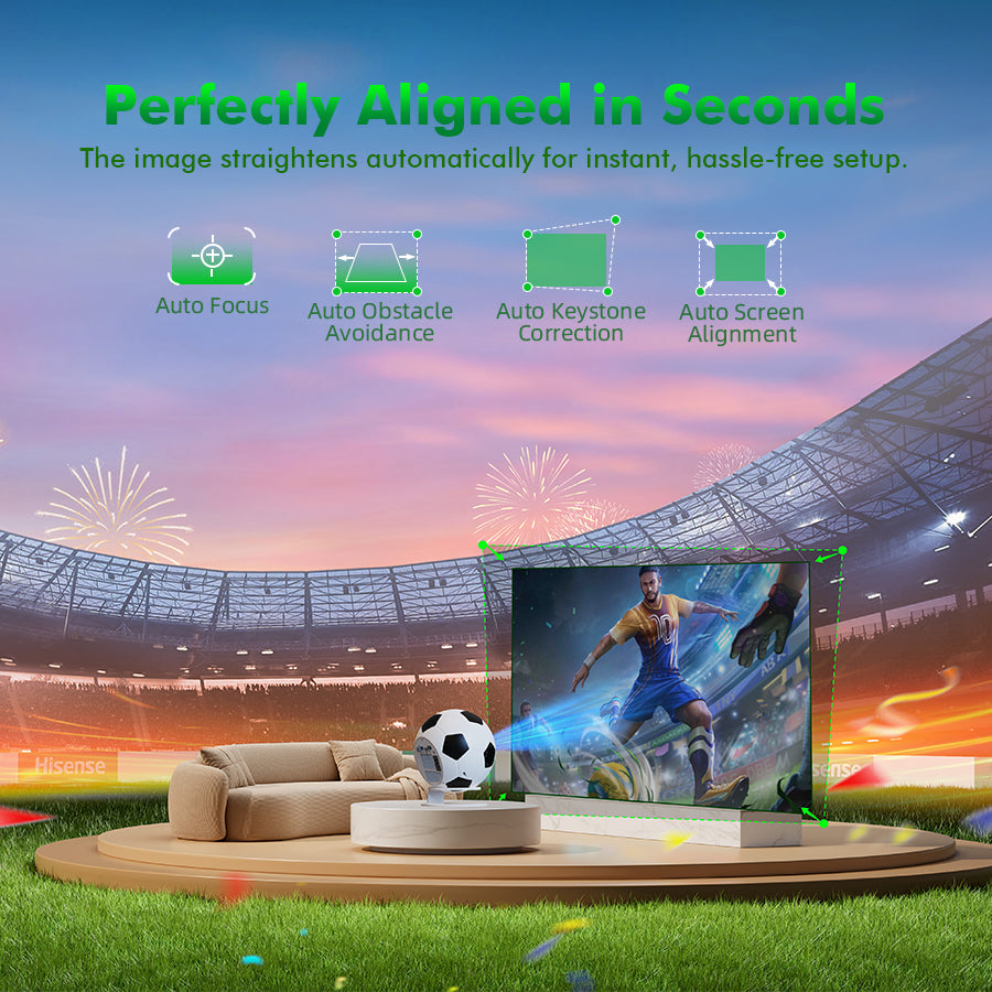 Mini projecteur en forme de ballon de football XBJ, prise en charge de la décodage 4K, affichage compatible 1080P, projecteur de home cinéma portable de 800 lumens ANSI