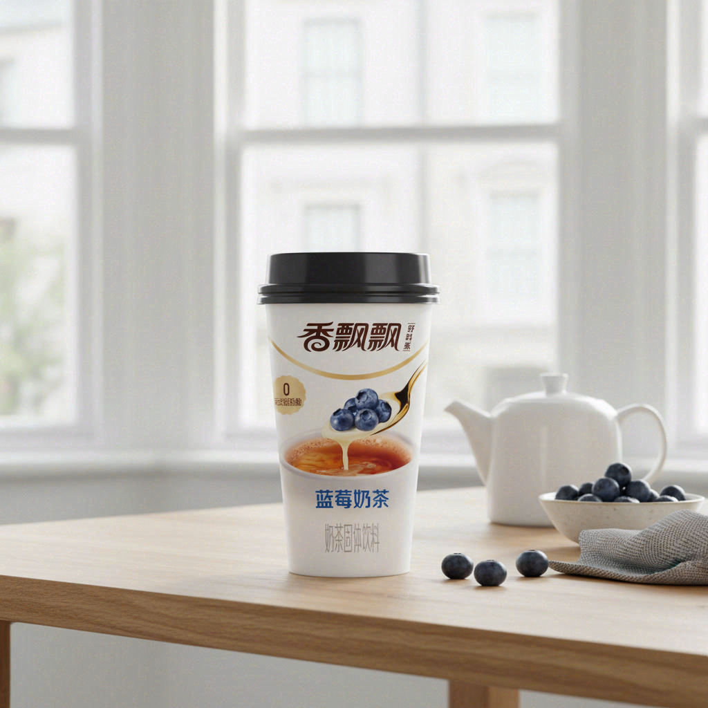 Xiang Piao Piao Thé au lait saveur myrtille - 80 g