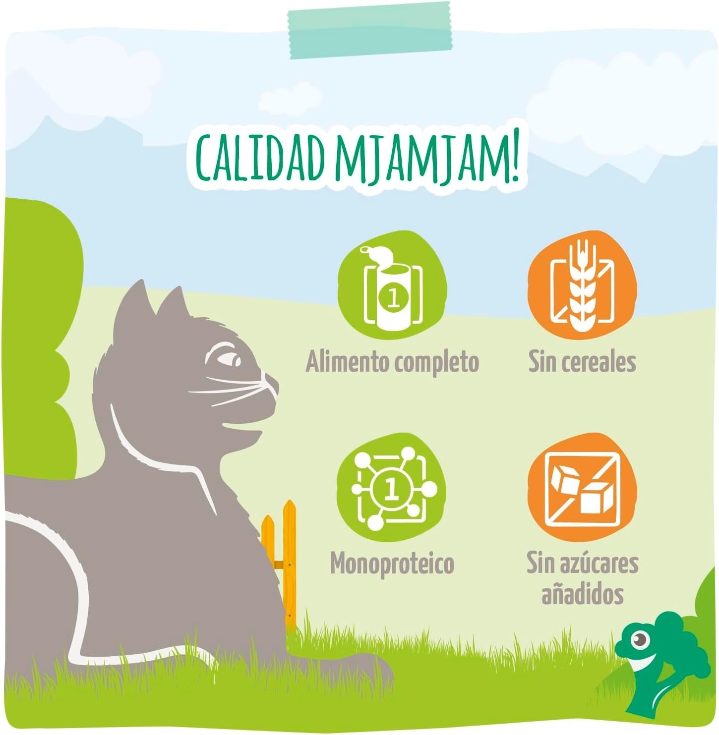 [Peut être servi frais pour l'été] MjAMjAM Quetschie Nourriture humide pour chat au poulet - 300 g x 6