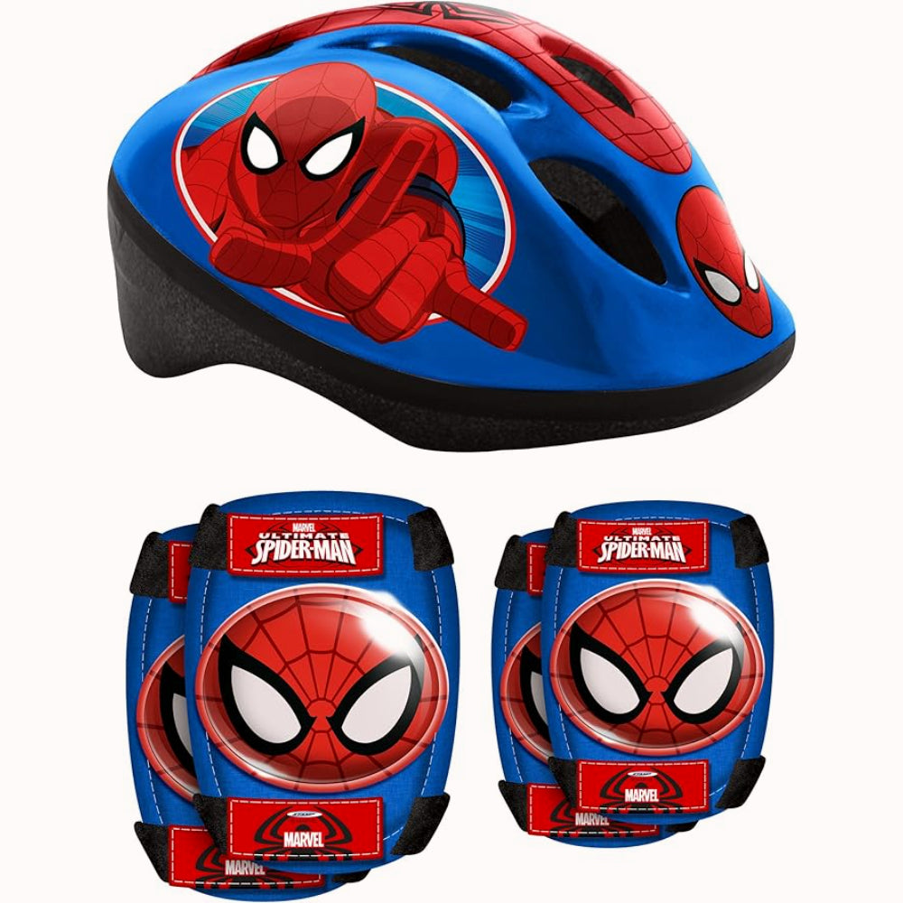 Marvel COMBO SPIDERMAN (Casque + Genouillères & Coudières)