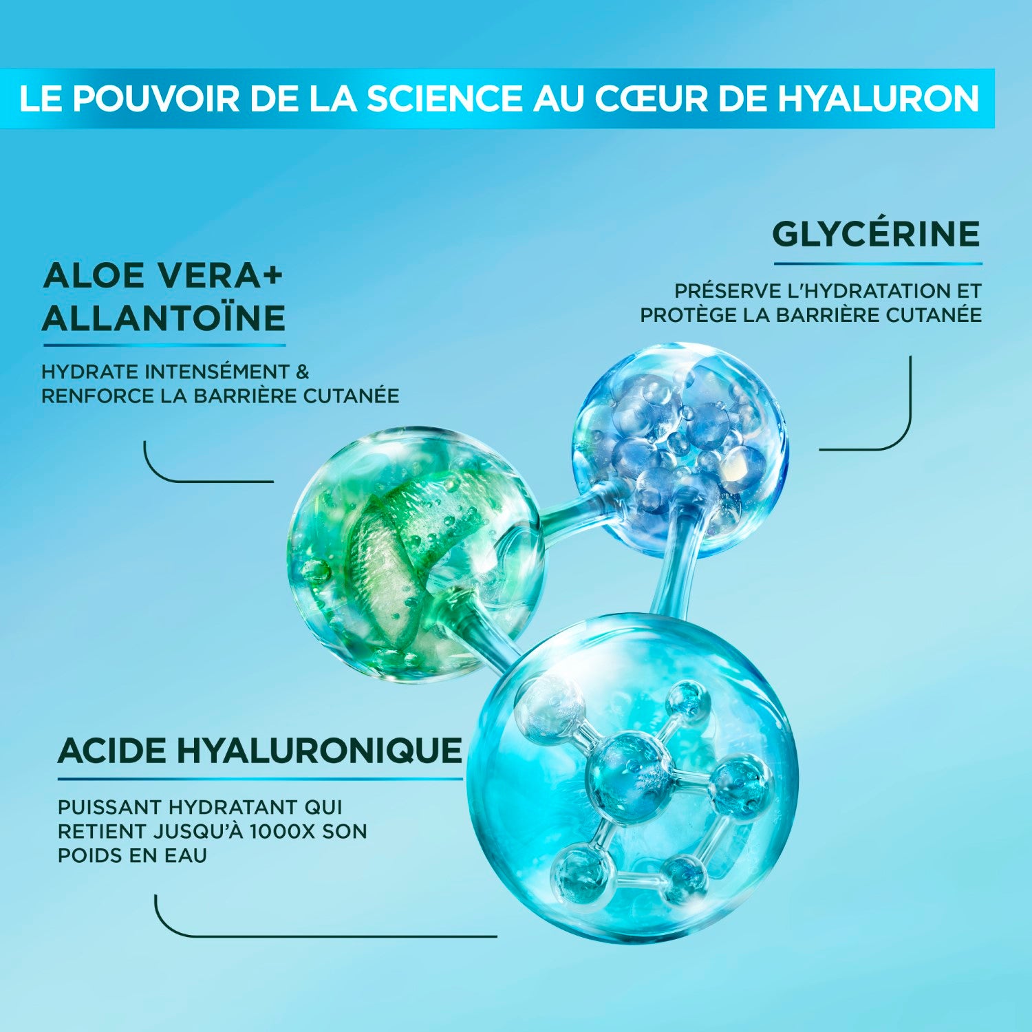 Garnier Skin Active Gelée Hydratante Quotidienne Aloe & Acide Hyaluronique, 50 ml