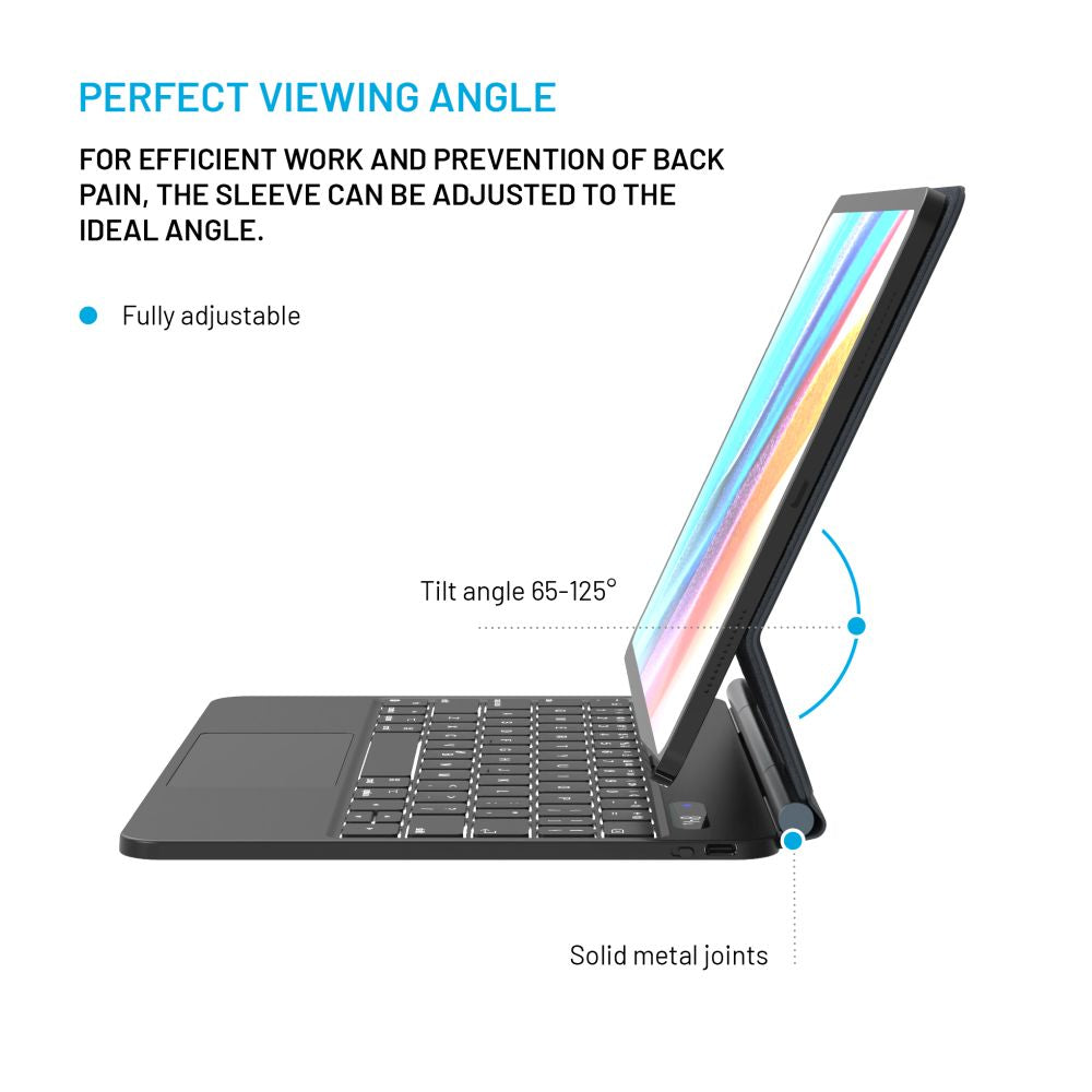FIXED Typee pour Apple iPad 10,9" (2022)/iPad 11" (2025), EN, noir