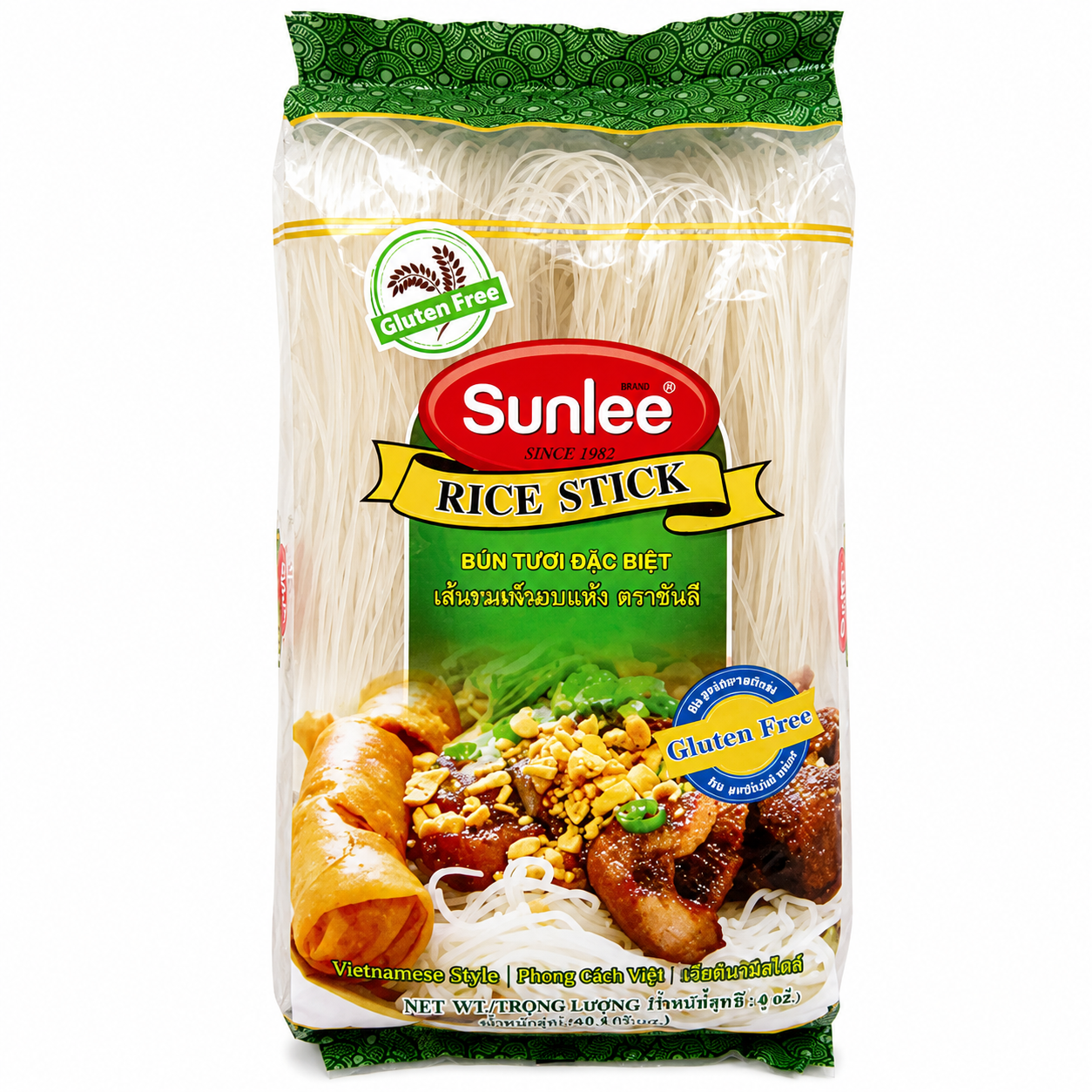 Sunlee Nouilles de riz vietnamiennes de 1,2 mm - 454 g, Lot de 1