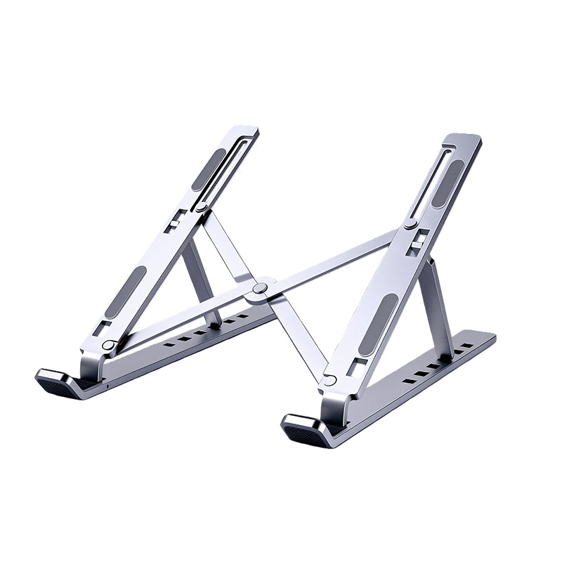 JORDAN&JUDY Support pour ordinateur portable réglable en aluminium argent - 45,7 cm