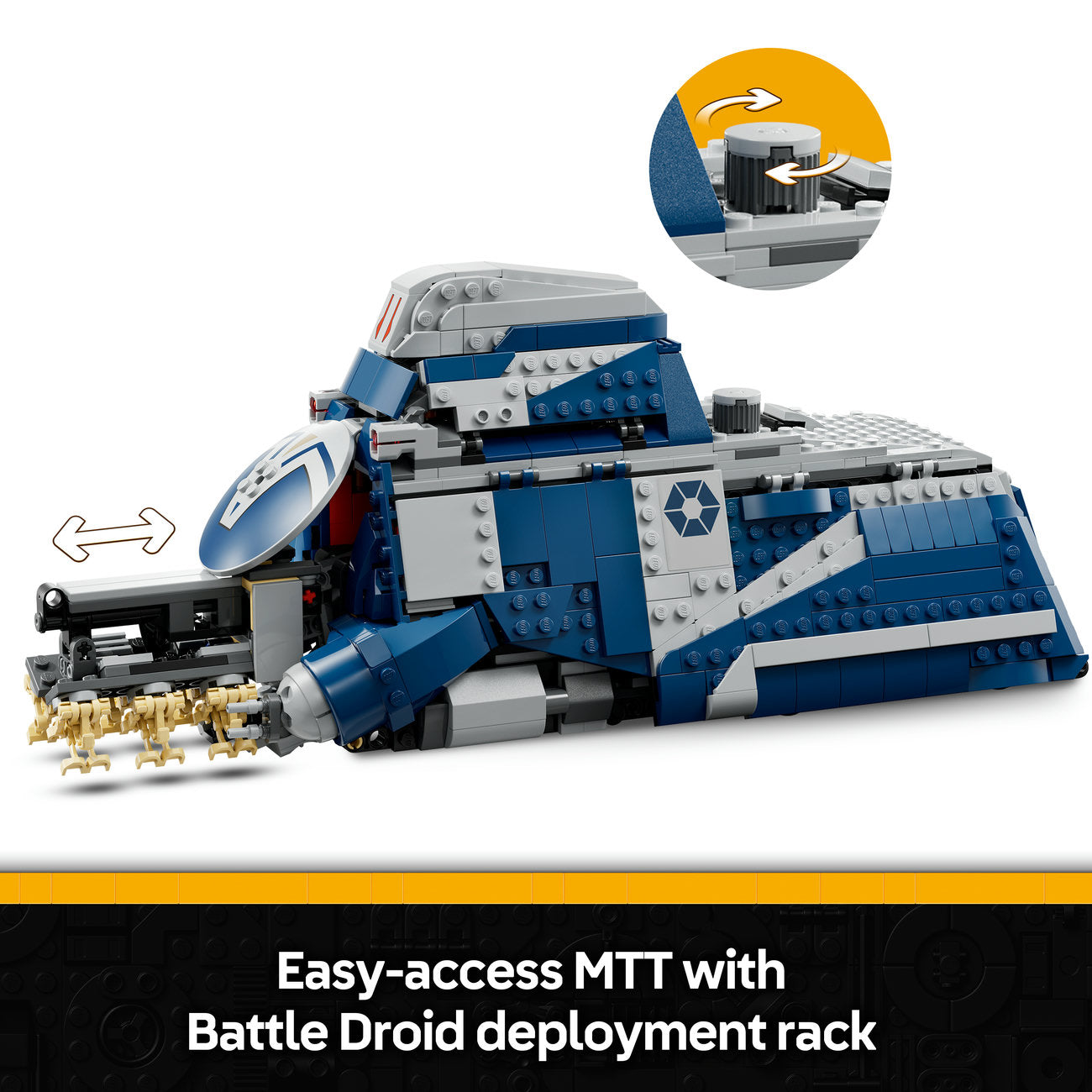 LEGO Star Wars™ 75435 Le MTT™ des séparatistes de la bataille de Felucia