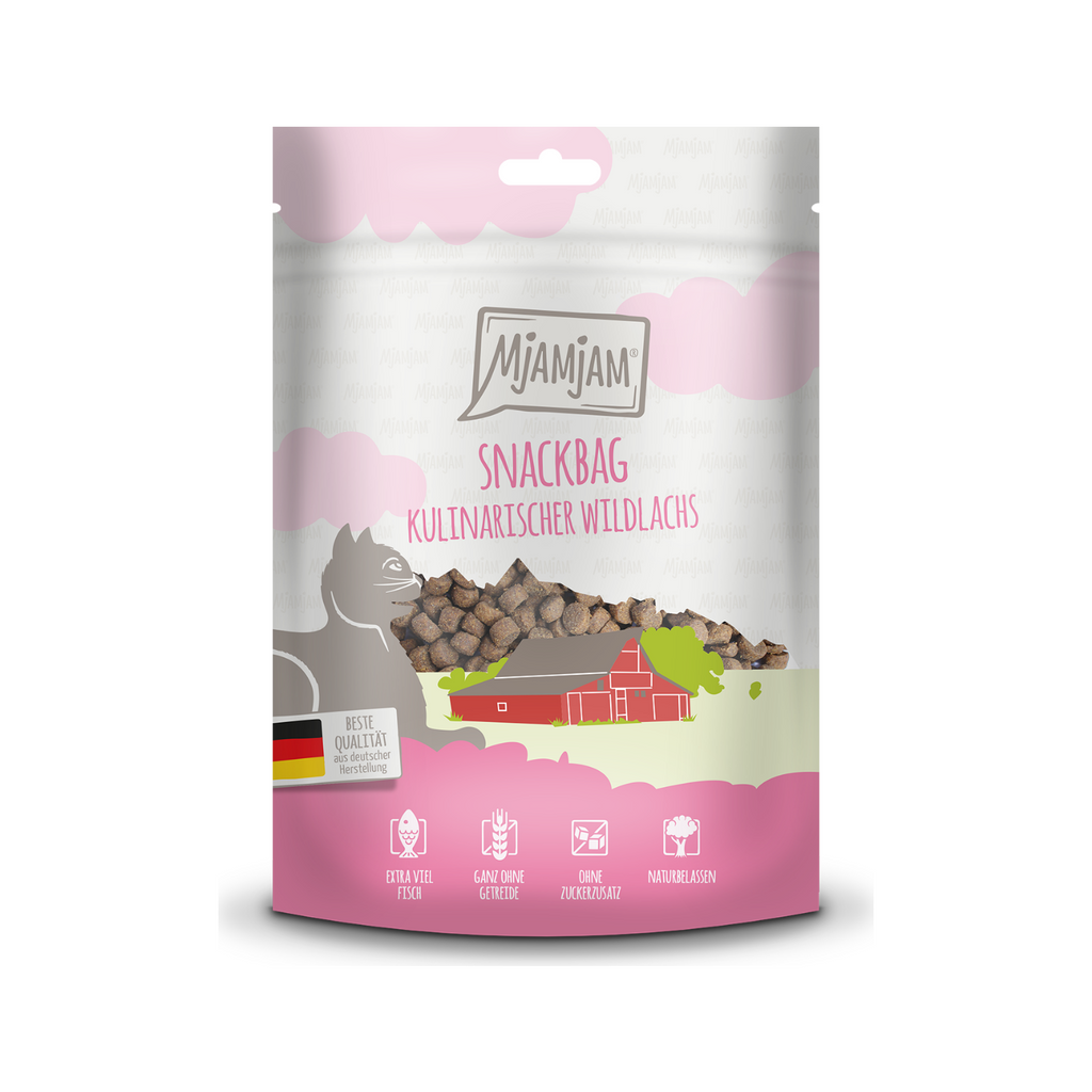 MjAMjAM Friandises pour chat au saumon 125 g