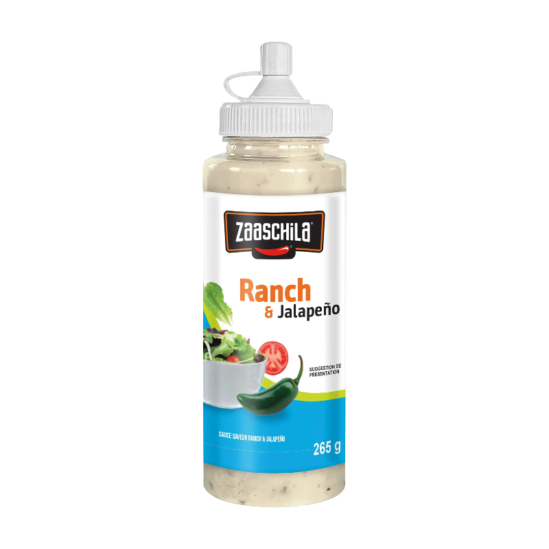 ZAASCHILA Sauce mexicaine ranch et jalapeño 265 g