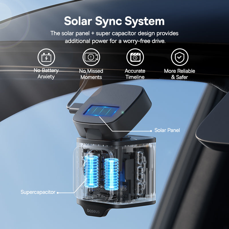 Baseus PrimeTrip Series Dashcam - Noir cosmique