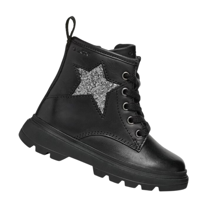 GEOX Kiddartah Bottes pour Tout-petits Filles Noir