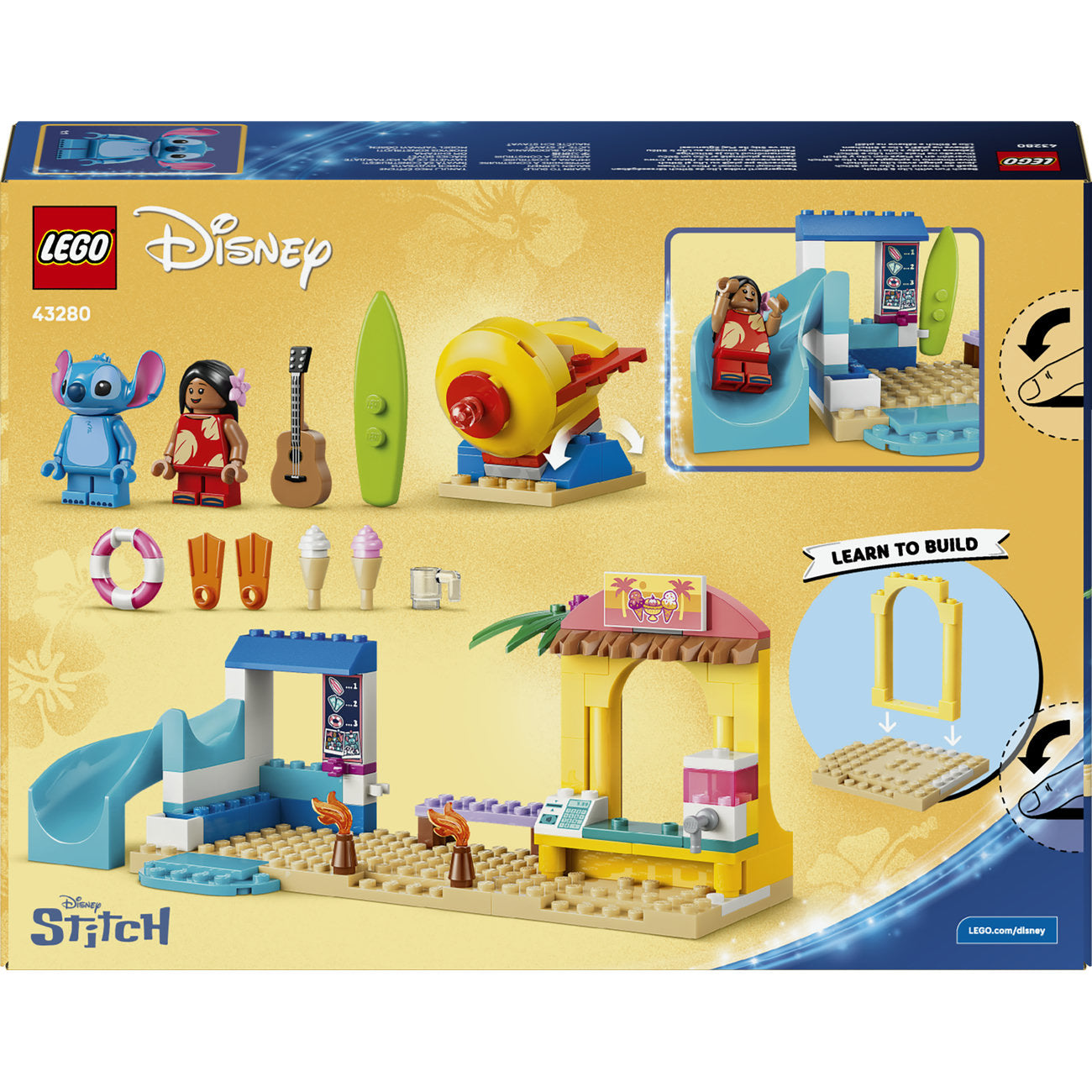 LEGO Disney Classic 43280 Jeux de plage avec Lilo et Stitch