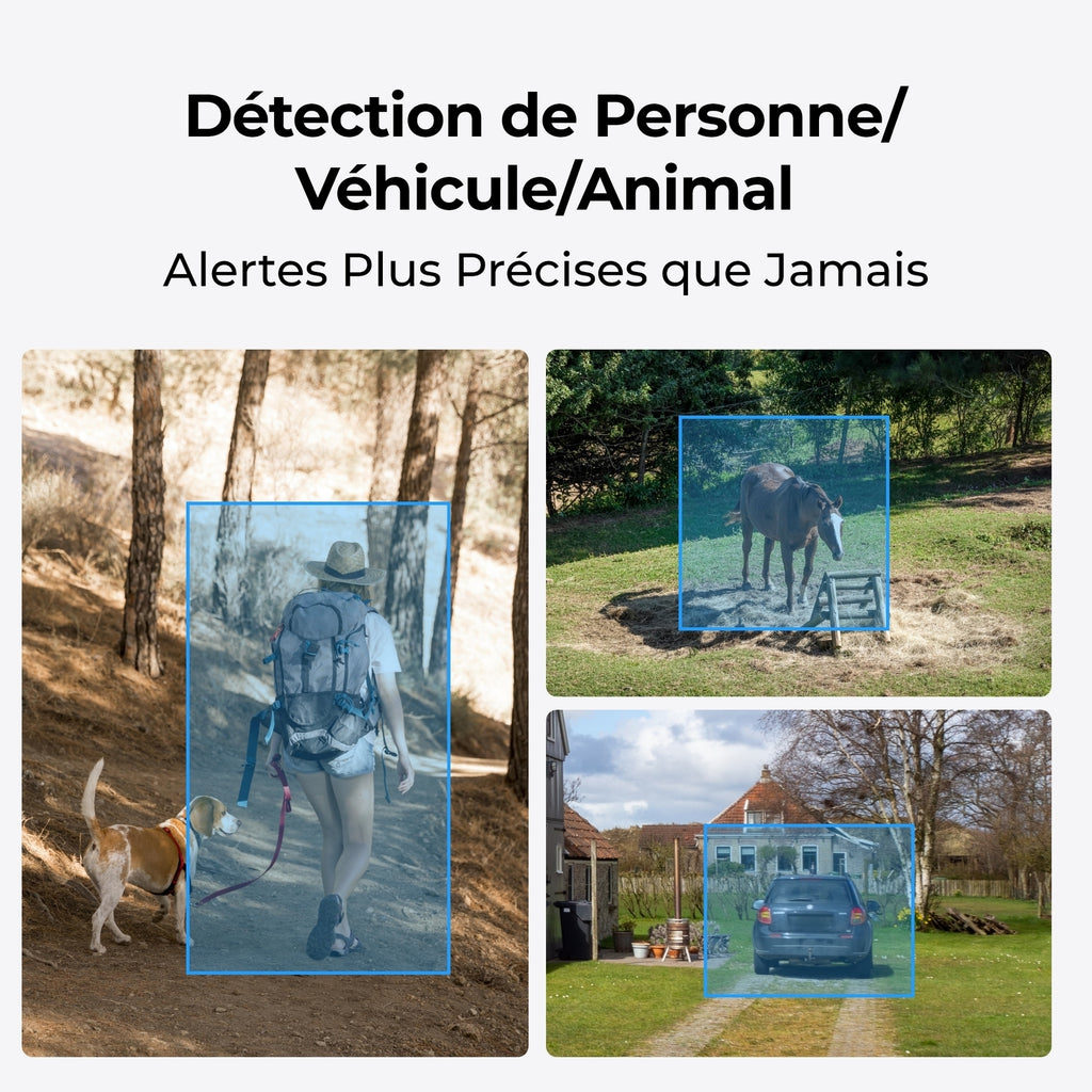 REOLINK G430 – Caméra de surveillance 4MP Pan-Tilt 4G LTE – Blanche – Avec panneau solaire