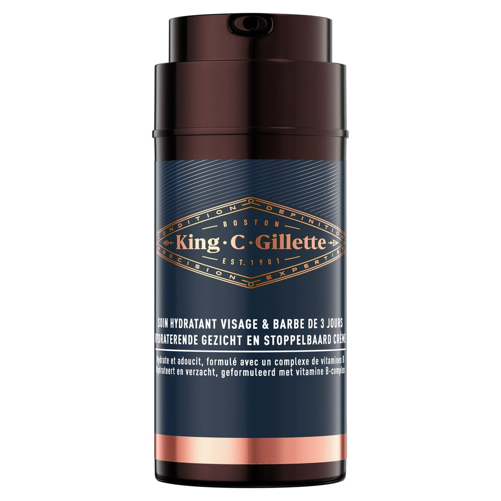 KING C GILLETTE Soin hydratant pour le visage et la barbe des hommes - 100 ml