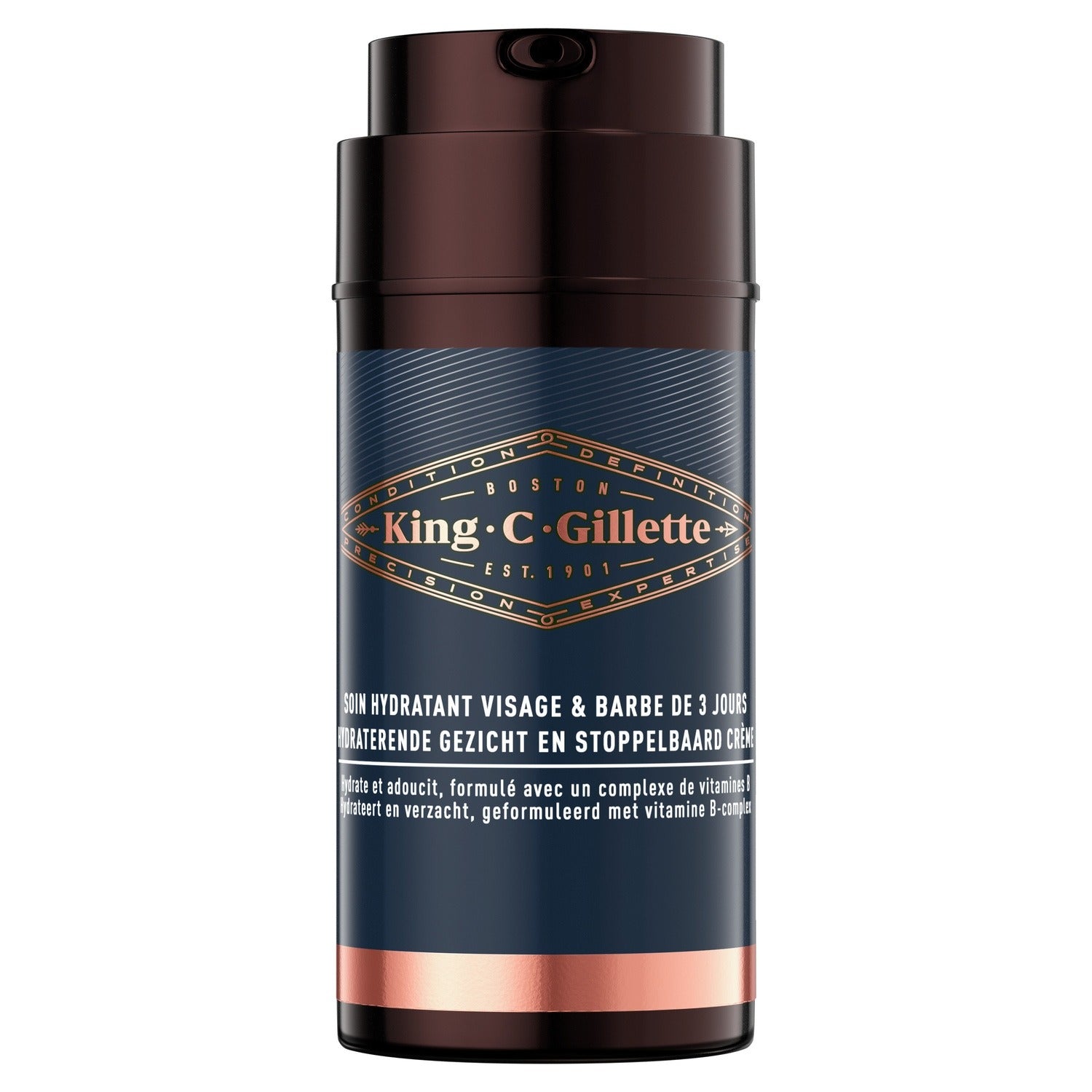 KING C GILLETTE Soin hydratant pour le visage et la barbe des hommes - 100 ml