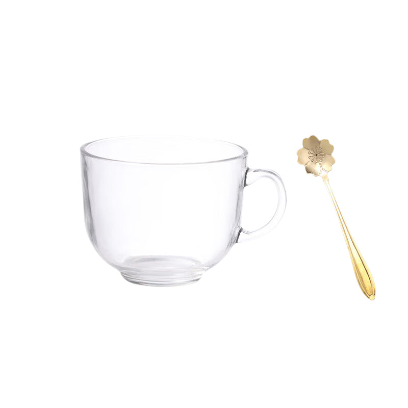 BJ Tasse à Lait 450ml avec Cuillère, Pack Unitaire