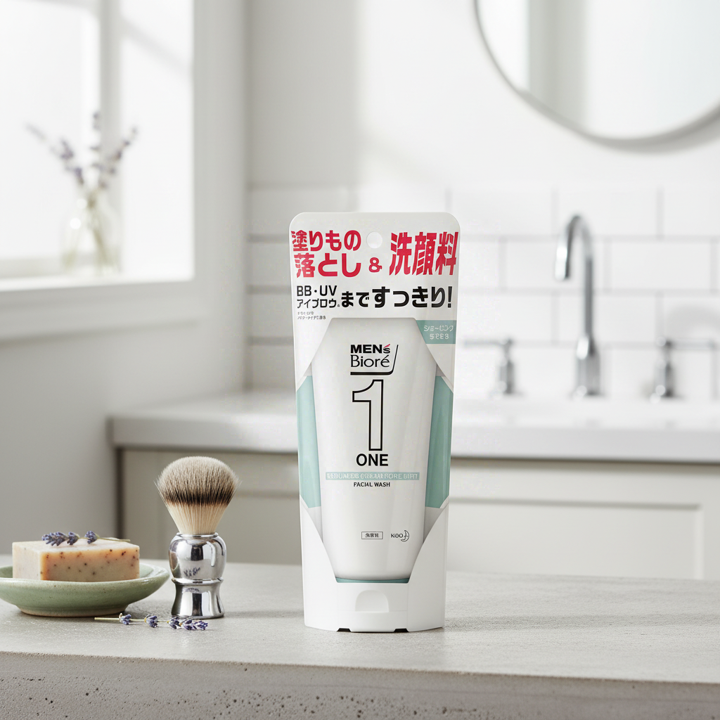 Bioré Homme One Gel démaquillant et nettoyant visage 200 g