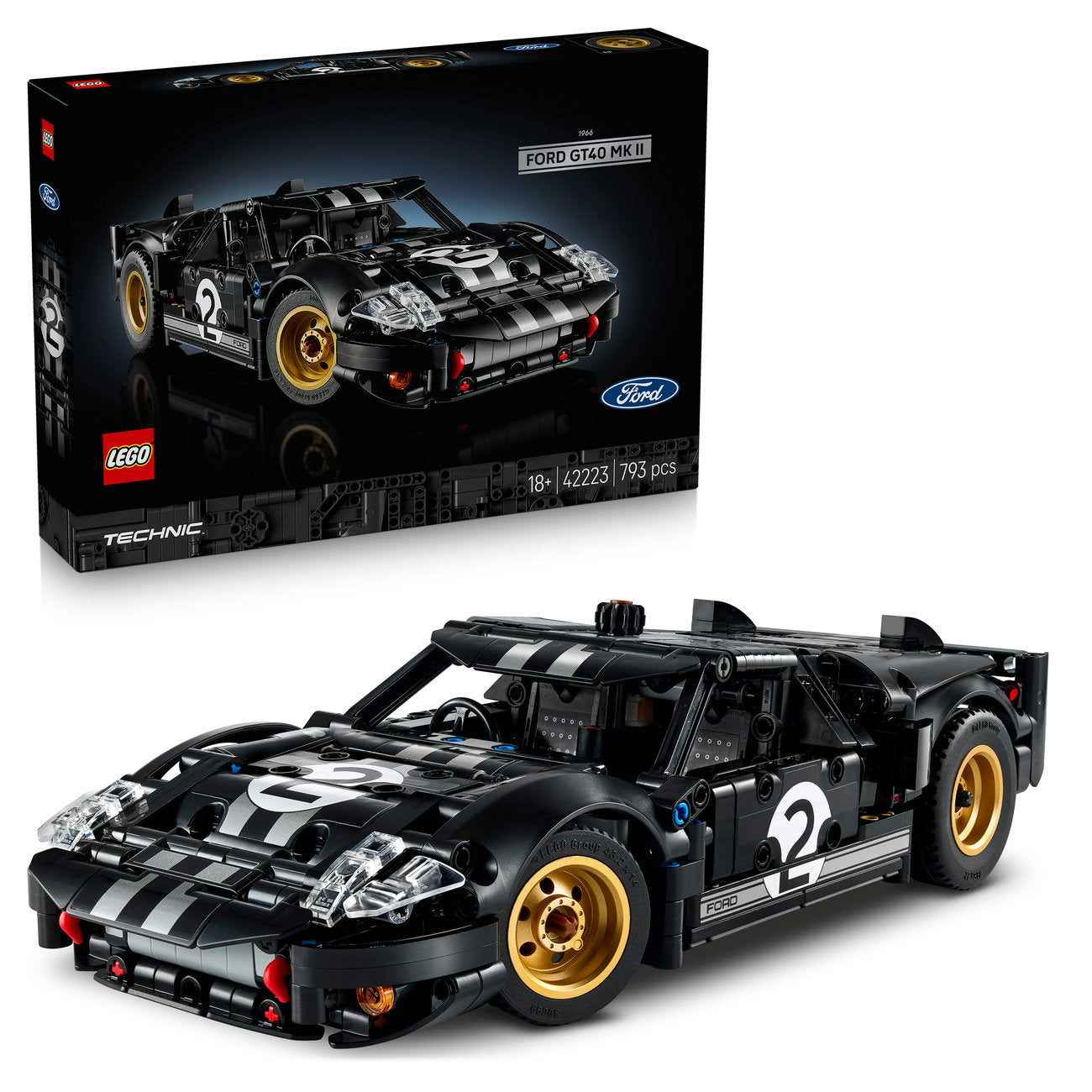 LEGO Technic 42223 La voiture de course 1966 Ford GT40 MKII