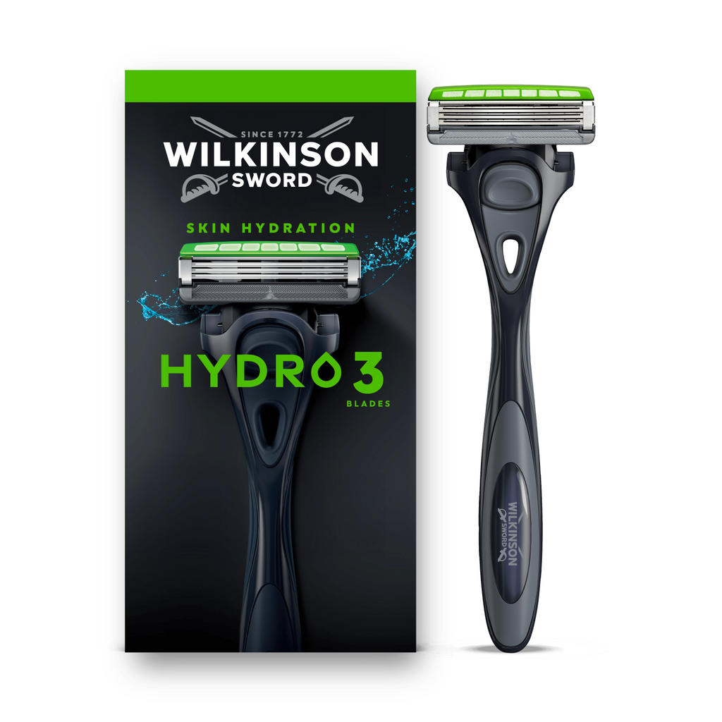 WILKINSON SWORD Hydro 3 - Rasoir pour Homme - 1 Manche + 1 Recharge