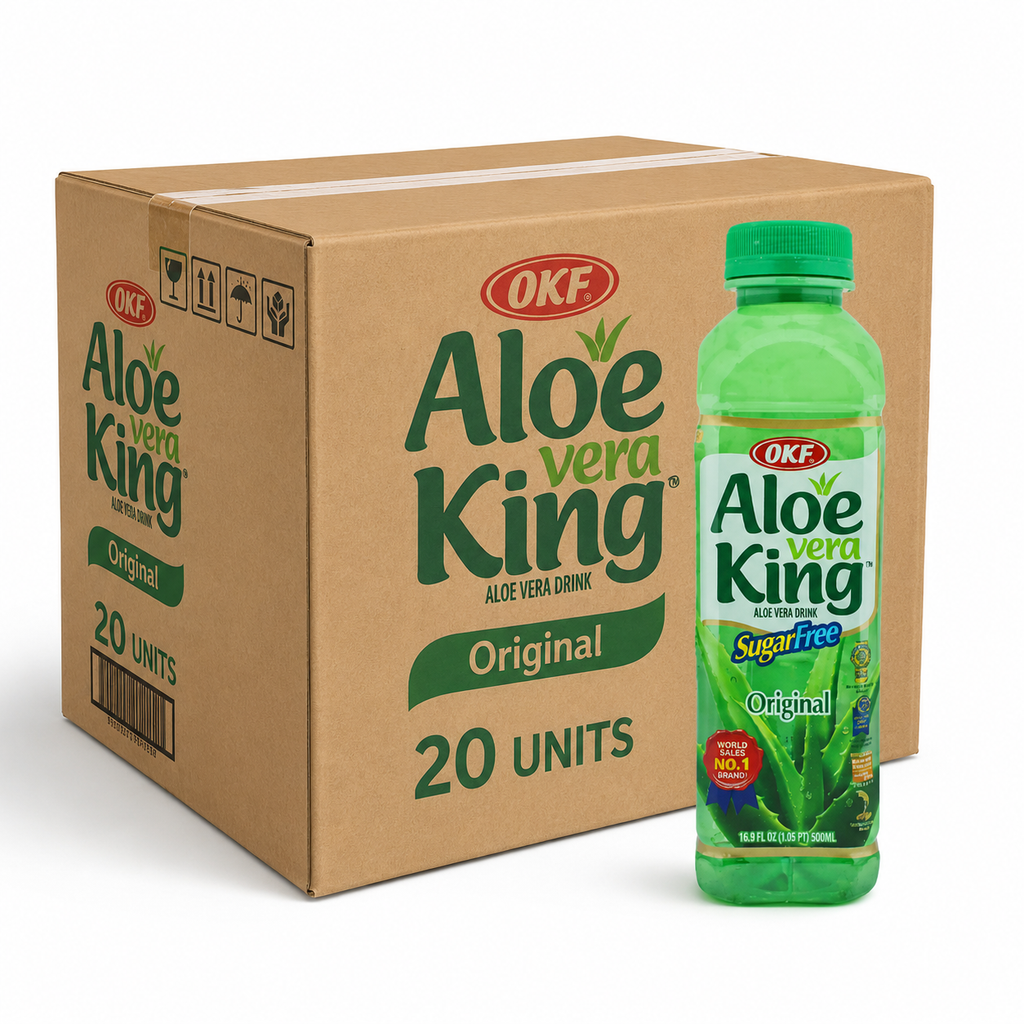 OKF Boisson à l’aloe vera (sans sucre) 20 x 500 ml 1 boîte
