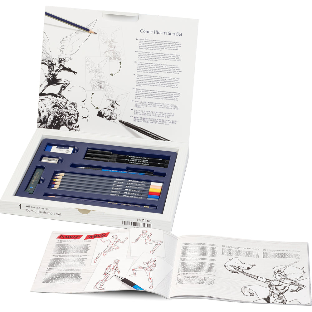 Faber-Castell Creative Studio Set d'illustration de bande dessinée