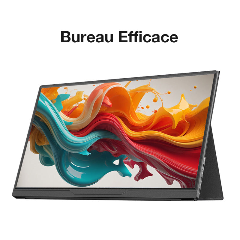 Lepow Ecran multifonctionnel portable 15,6", IPS HD, interface USB-C, compatible avec plusieurs appareils