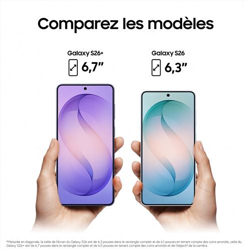Samsung Galaxy S26 AI Smartphone 256 Go Noir