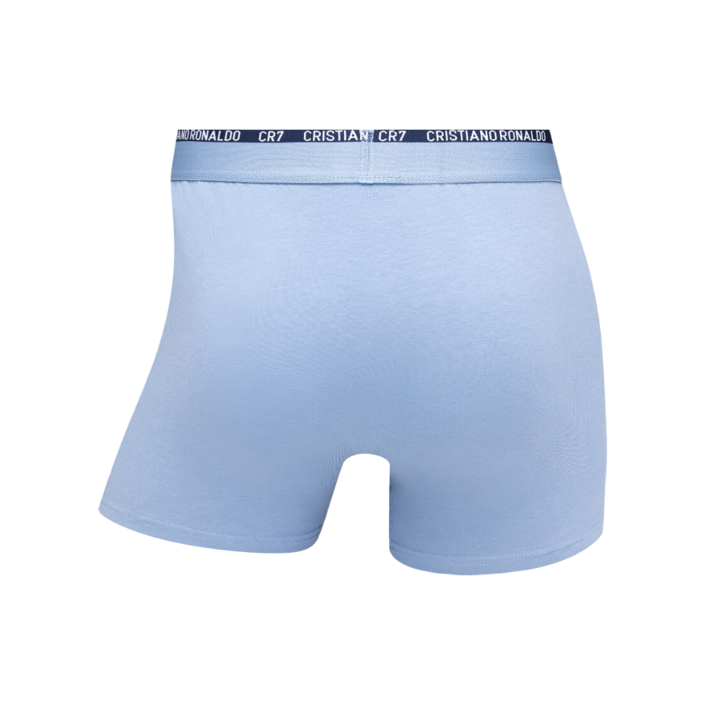 CR7 Lot de 6 Boxers Noir/Bleu/Bleu Clair