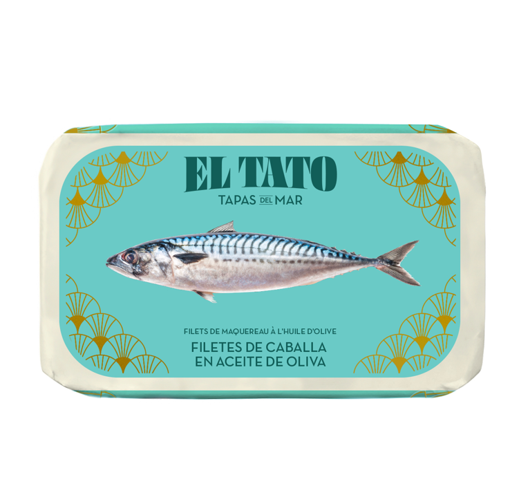 EL TATO Filets de maquereau à l'huile d'olive - 115 / 80 g