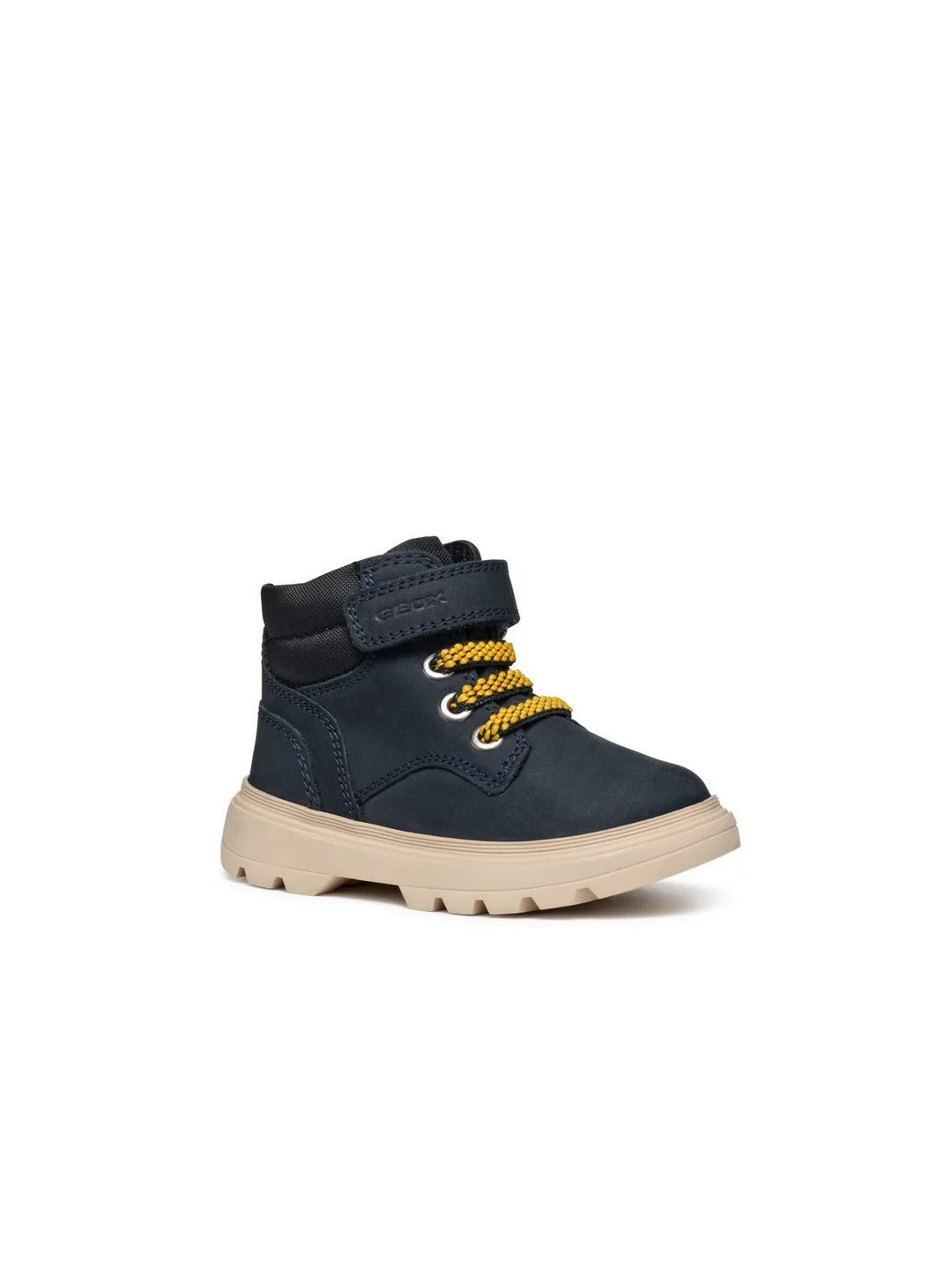GEOX B Kiddartah Bottines Garçon Bleu marine/Noir