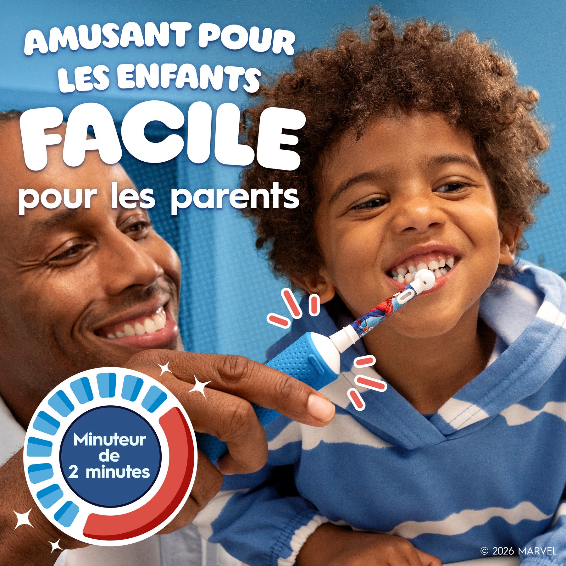 Oral-B Pro pour enfants Spider-Man Brosse à dents électrique