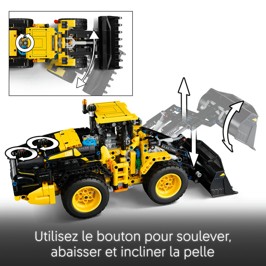 LEGO Technic 42209 Volvo L120 Set de Construction Chargeuse sur Pneus Électrique