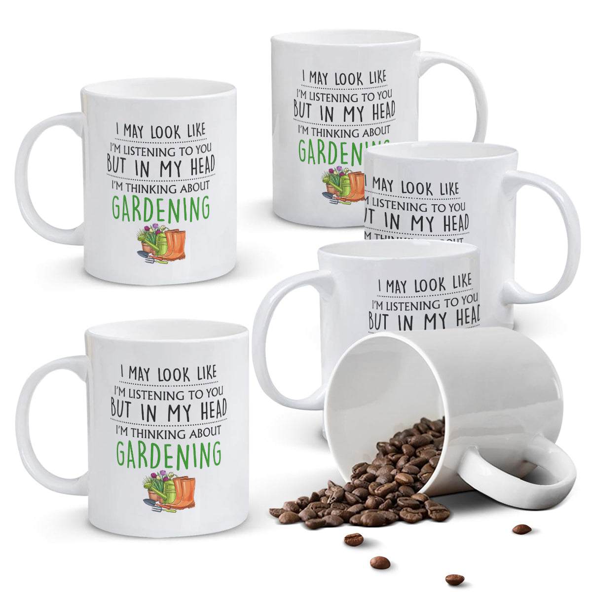 Alphynix Mug de jardinage humoristique 1 pièce, mug à café, cadeau d’anniversaire et de Saint-Valentin pour femmes, hommes, elle, lui, amateurs de jardin, jardiniers et amateurs de plantes, 11 oz