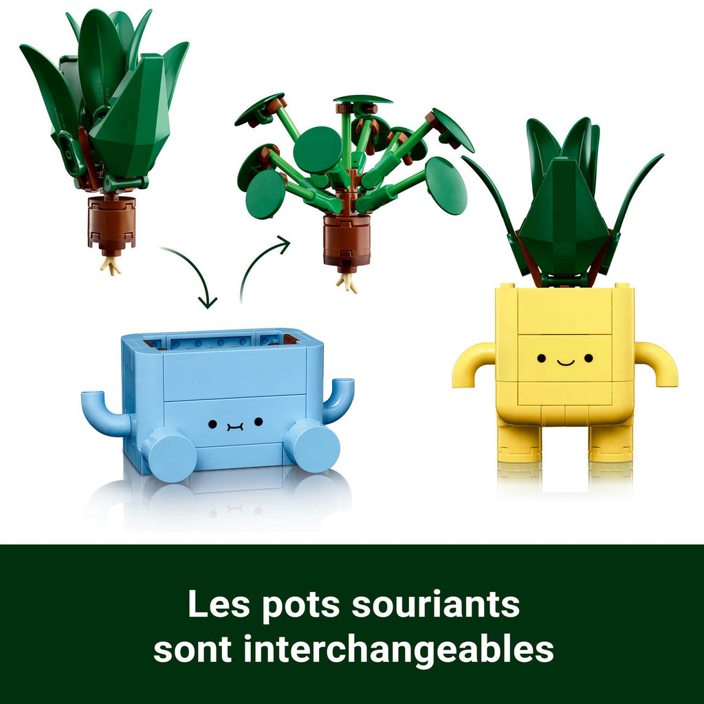 LEGO Botanicals 10349 Petites plantes souriantes