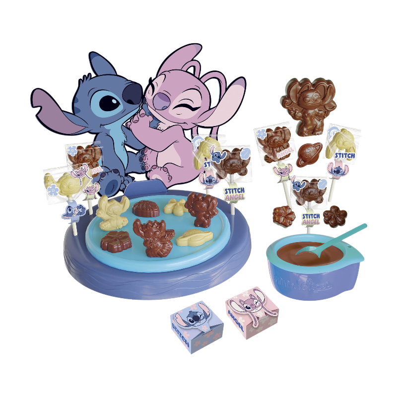 Lansay MINI deLICES - ATELIER DE CONFECTION CHOCOLAT STITCH & ANGEL