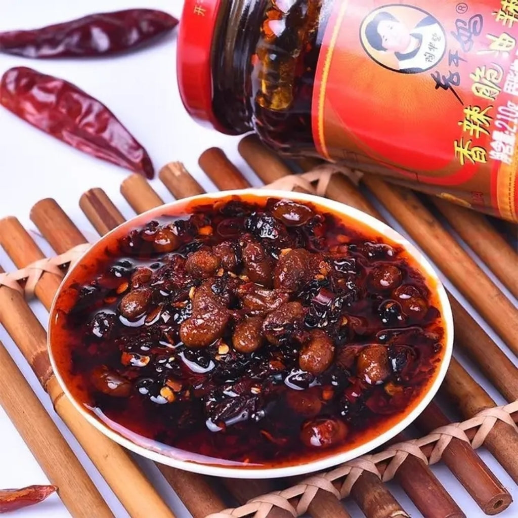 Lao Gan Ma Huile pimentée croustillante - 210 g