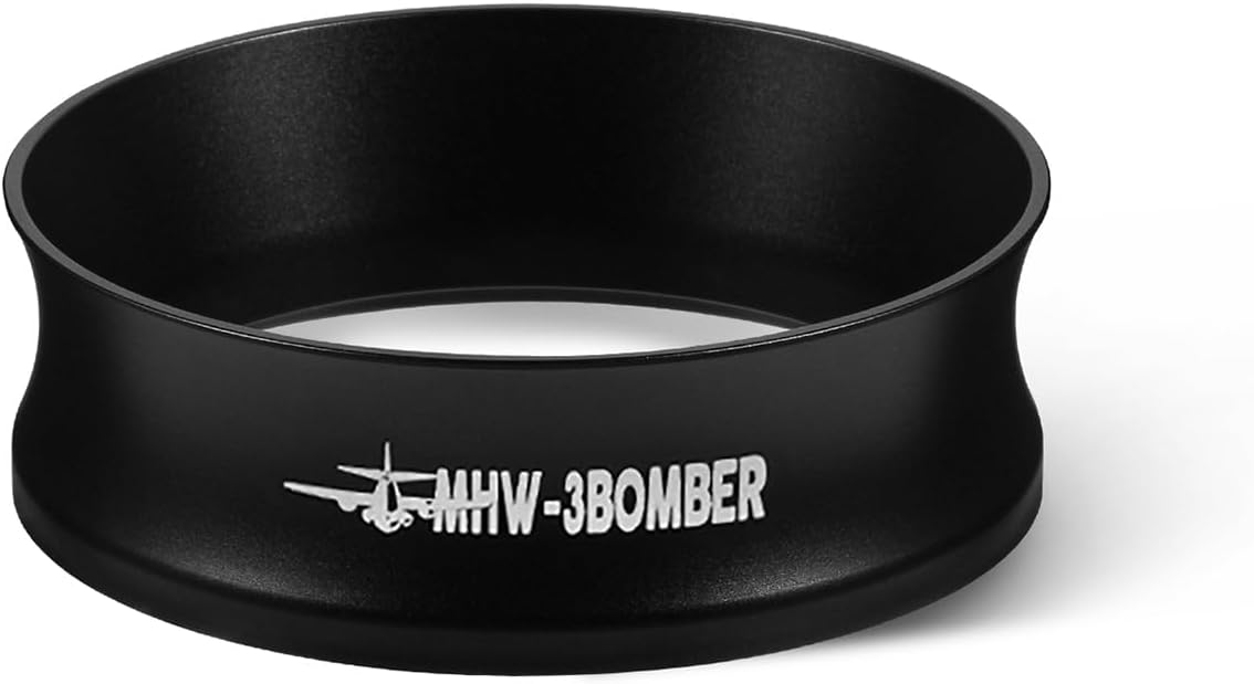 MHW-3BOMBER Entonnoir de dosage d'espresso 54 mm, anneau de dosage magnétique pour porte-filtre, outils de barista compatibles avec porte-filtre d'espresso 54 mm DR5547B-OS