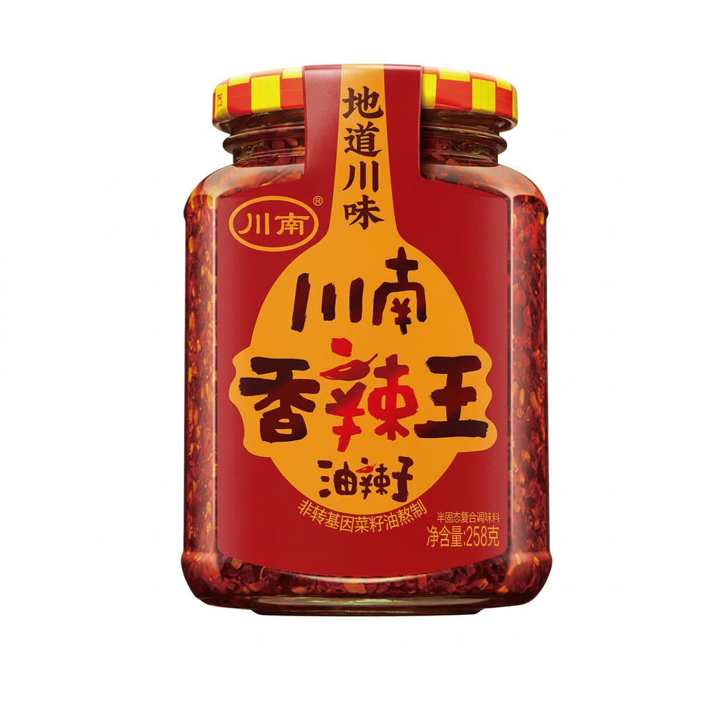 Chuan Nan Huile de piment Roi parfumé et épicé 258 g