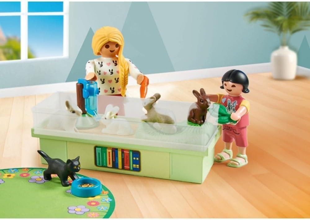 PLAYMOBIL Coffret Special Plus Fille avec Lapins (MPN : 71753)