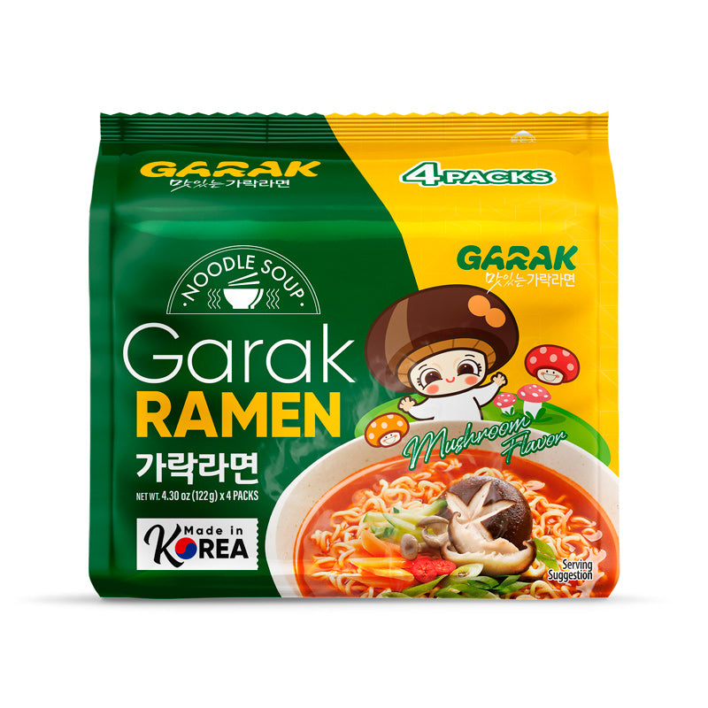 Garak Nouilles instantanées ramen saveur champignons - 130 g x 5 sachets