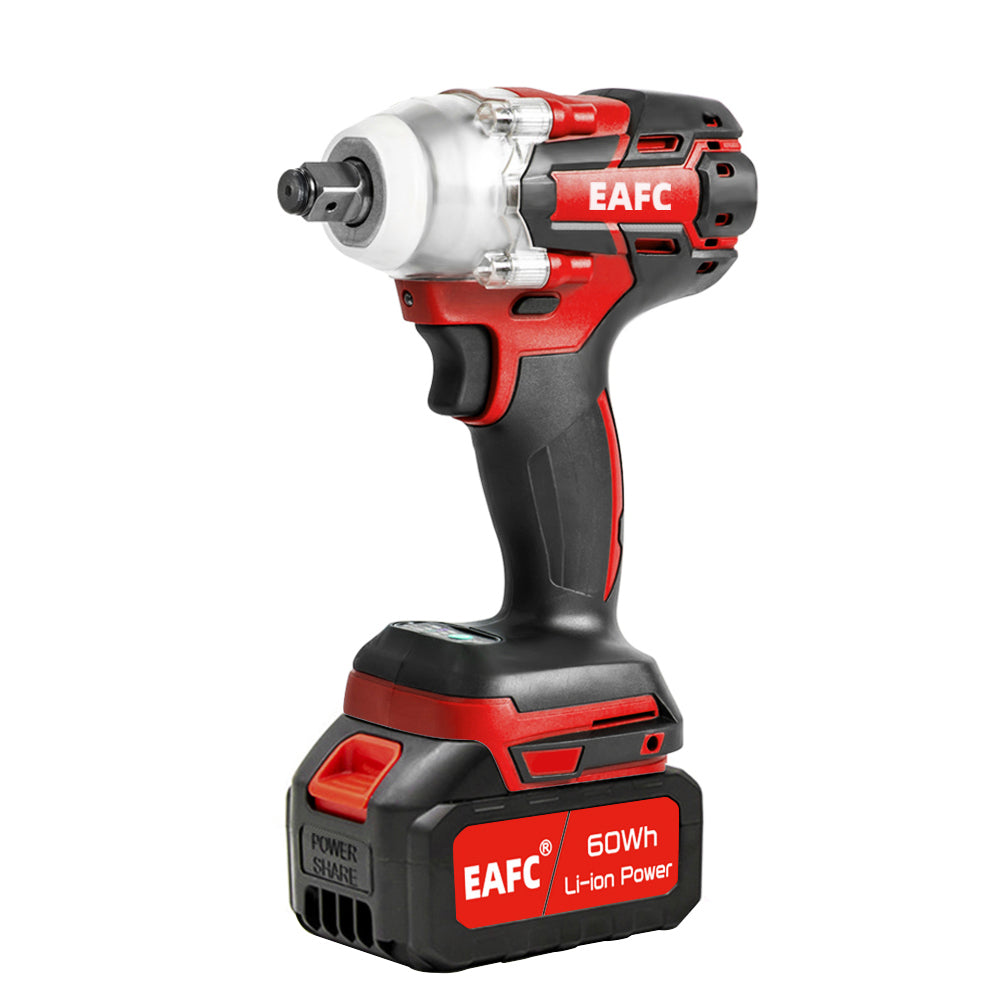 EAFC 200N.M Clé Électrique Sans Fil 21 V Perceuse-Visseuse Couple Démontage de Pneus à Main Démontage à Main Outils de Réparation Automobile Rechargeable Batterie 15000 mAh (1500 mAh * 10)