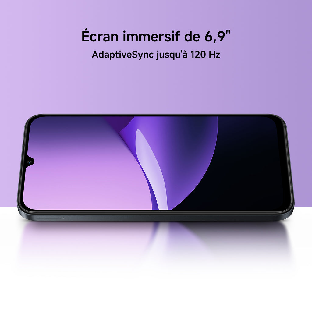 Xiaomi REDMI 15C 5G 4/256 Noir Minuit Double SIM, NFC