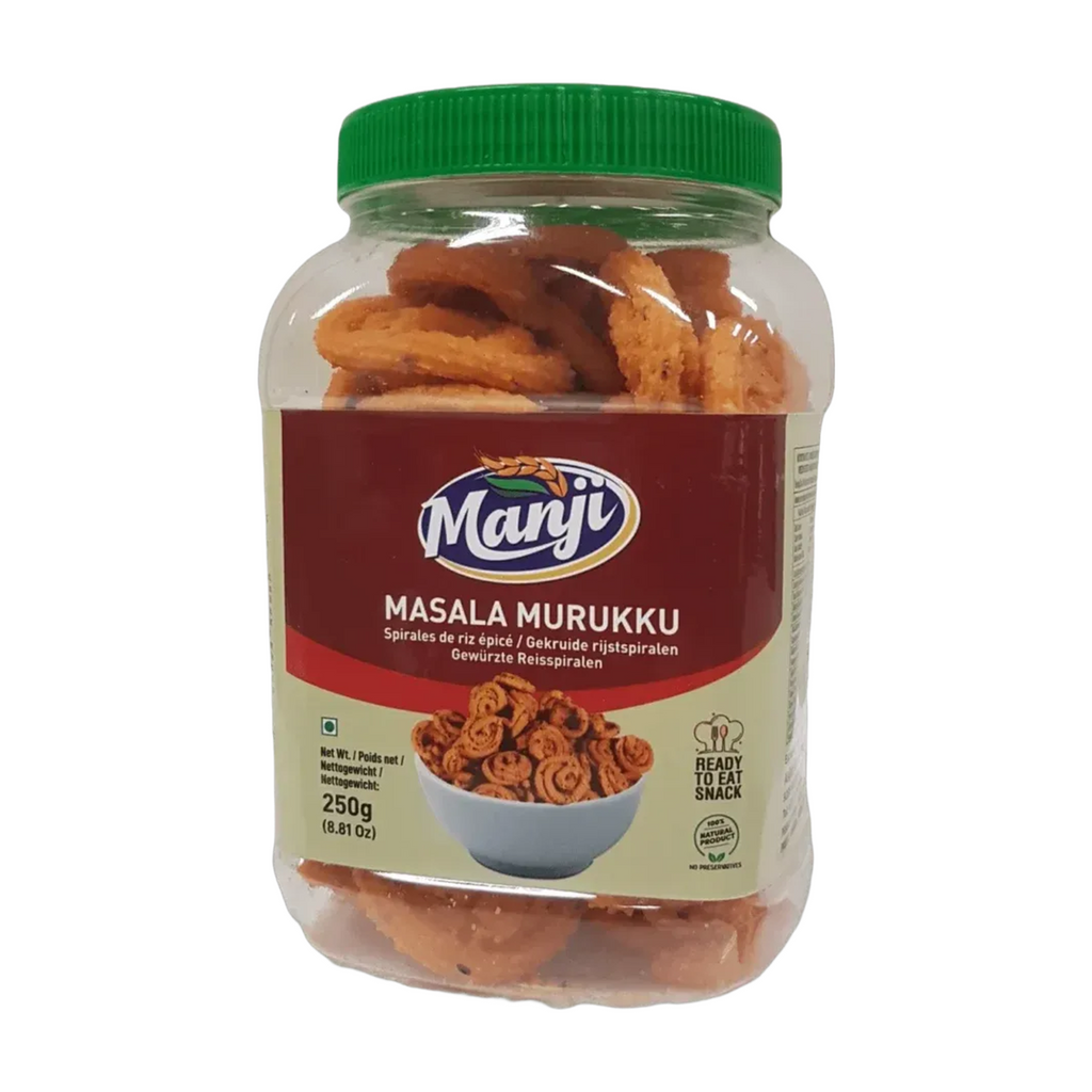 Manji Masala Murukku Spirales de riz épicé - 250 g