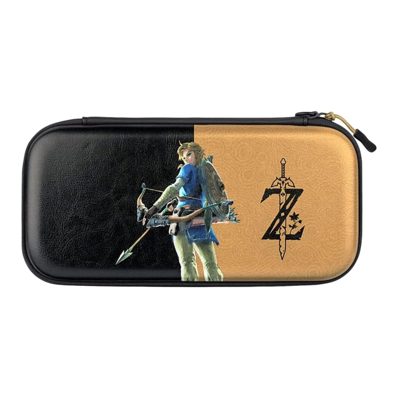 PDP Gaming Étui de Voyage Semi-Rigide Deluxe Fin pour Nintendo Switch, Switch Lite & OLED - Protection en PU - Rangement pour 14 Jeux - Licence Officielle