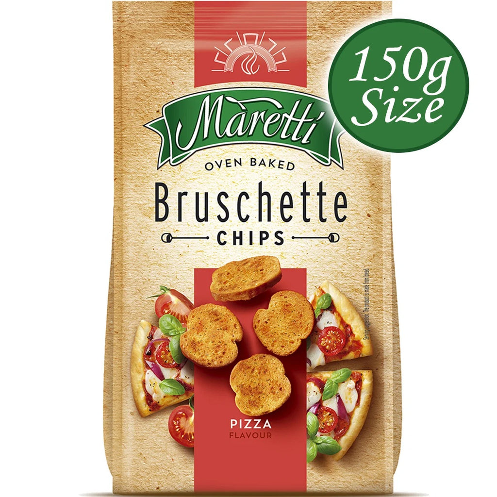 Maretti Chips Bruschette Saveur Pizza, 150 g